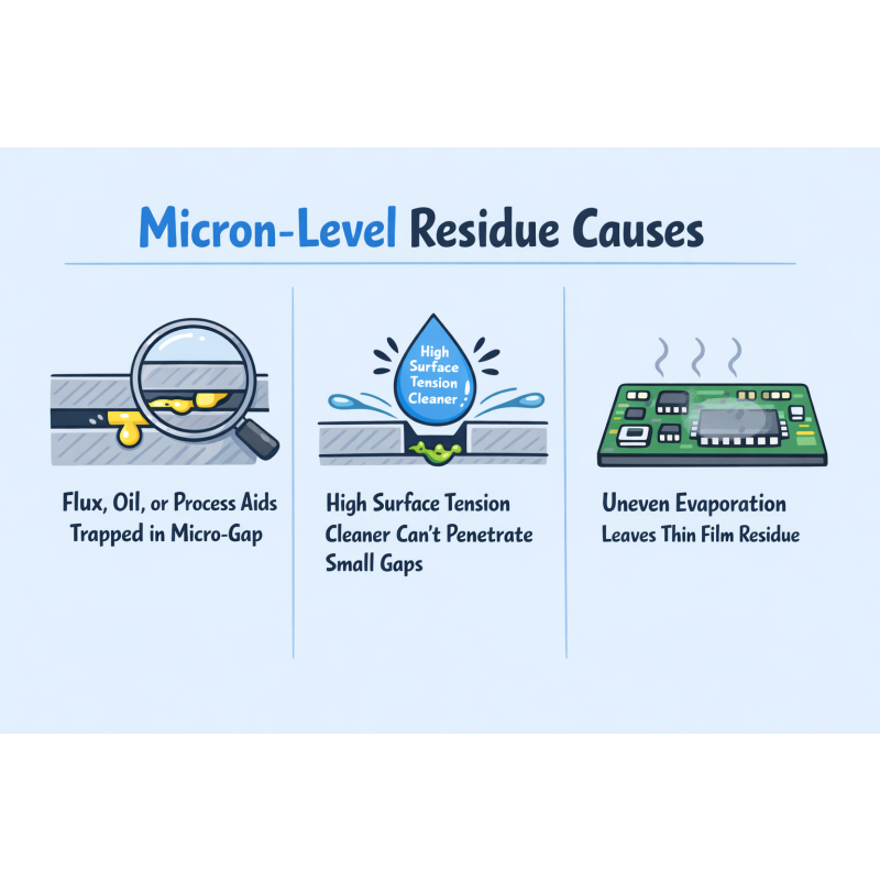 ในงาน Final Rinse: การควบคุม Residue ระดับ Micron เพื่อความเสถียรของชิ้นส่วนอิเล็กทรอนิกส์